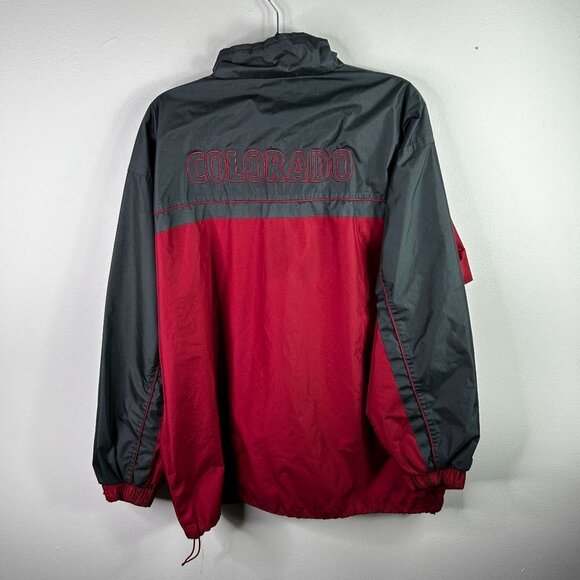 Colorado Pikes‎ Peak red and gray zip up windbreaker size XL - Picture 5 of 6